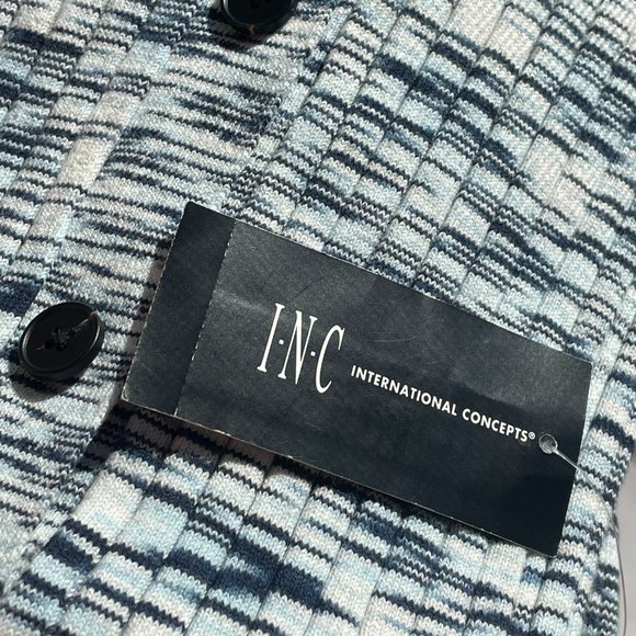 INC Femme Flora Rib Knit Buttoned Midi Skirt SIZE MEDIUM - Picture 5 of 6